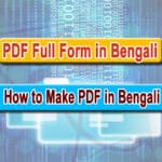 PDF এর পূর্ণ রূপ কী এবং PDF কী ভাবে বানাবো? | What is PDF in Bengali